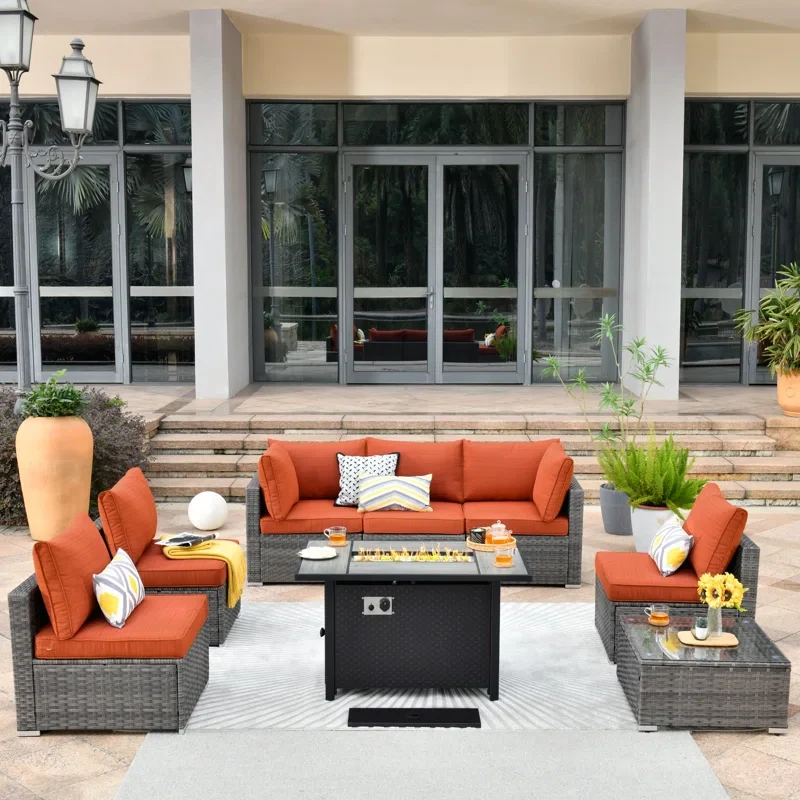 Aliva 6 - Person Outdoor Seating Group with Cushions