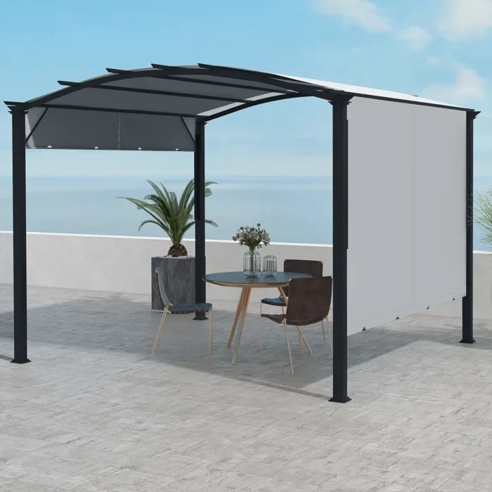 11 Ft. W x 11 Ft. D Steel Grill Gazebo Canopy