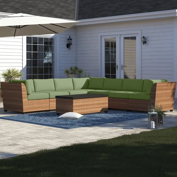 Ambroselli 6 - Person Outdoor Seating Group with Cushions