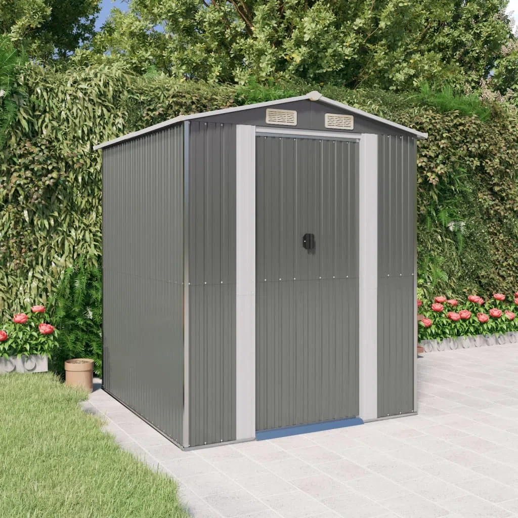 6 ft. 3.6 in W x 6 ft. 3.2 in. D Metal Storage Shed