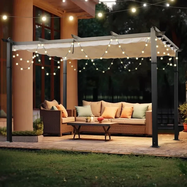 13 X 10 Ft Outdoor Aluminum Pergola