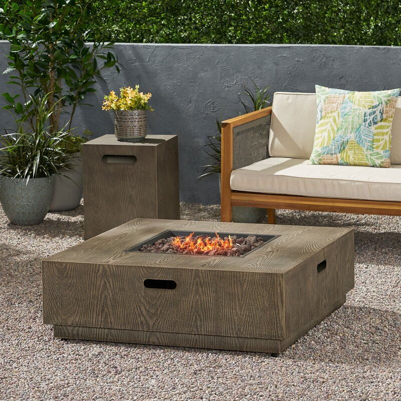 Ogden Cast Iron Propane Fire Pit Table