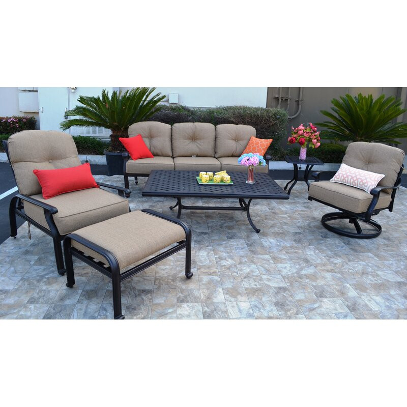 Allene 5 - Person Outdoor Seating Group with Cushions