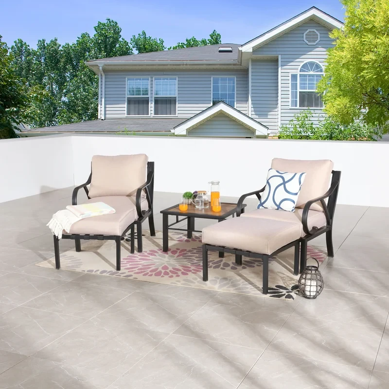 Torpoint 2 - Person Outdoor Seating Group with Cushions