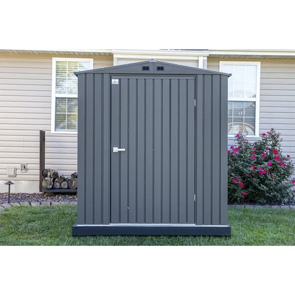 6 ft. W x 6 ft. D Steel Vertical Storage Shed