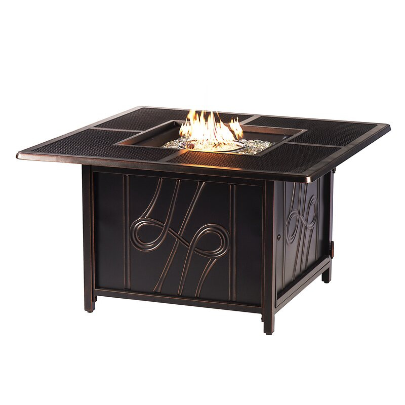 Fenella Aluminum Propane Fire Pit Table