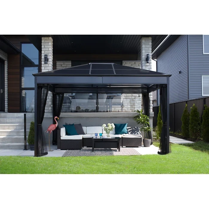 Diani 10 Ft. W x 12 Ft. D Steel Patio Gazebo