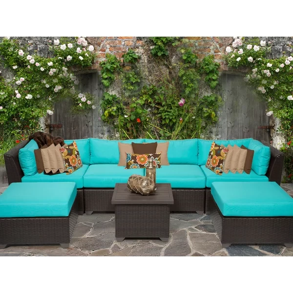 Anastase 6 - Person Outdoor Seating Group with Cushions