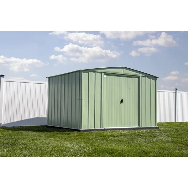 10 ft. W x 8 ft. D Arrow Metal Storage Shed