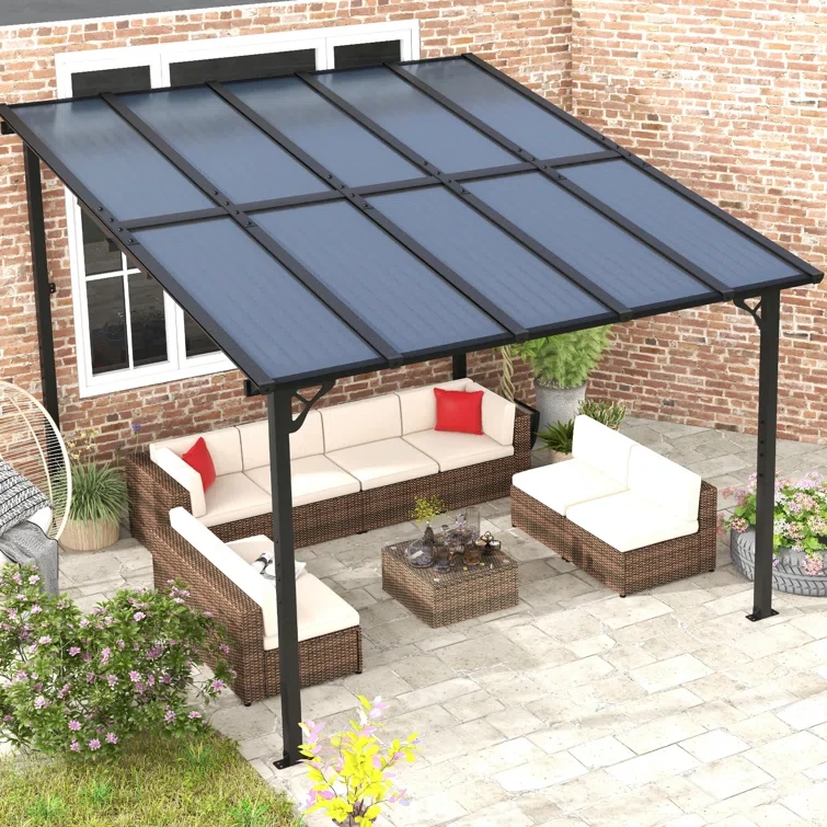 10 (ft) x 10 (ft) Metal Pergola with Canopy