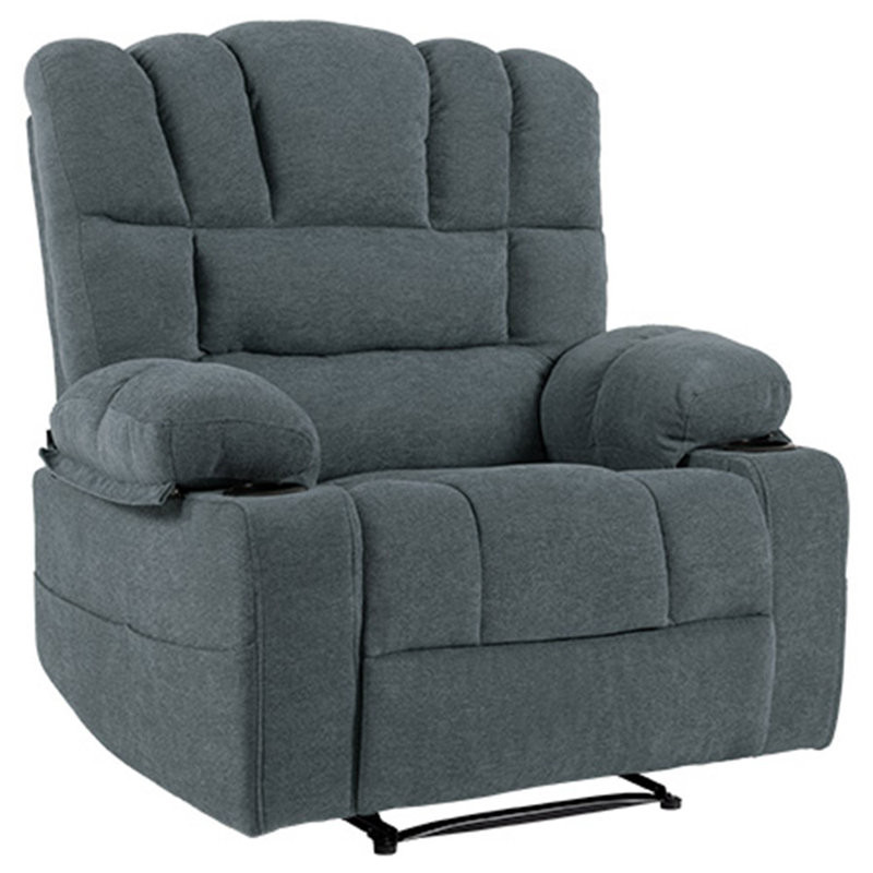 Nyalise Upholstered Power Reclining Home Theater Seat with Cup Holder