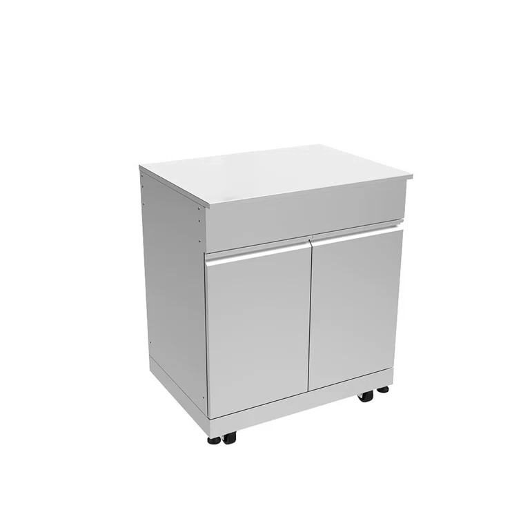 Transolid Outdoor Kitchen 32-in x 24-in x 37-in Single Utility Cabinet, Stainless Steel