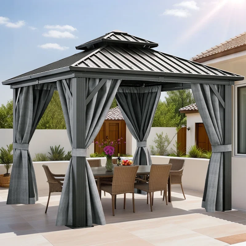 10 Ft. W x 10 Ft. D Aluminum Canopy