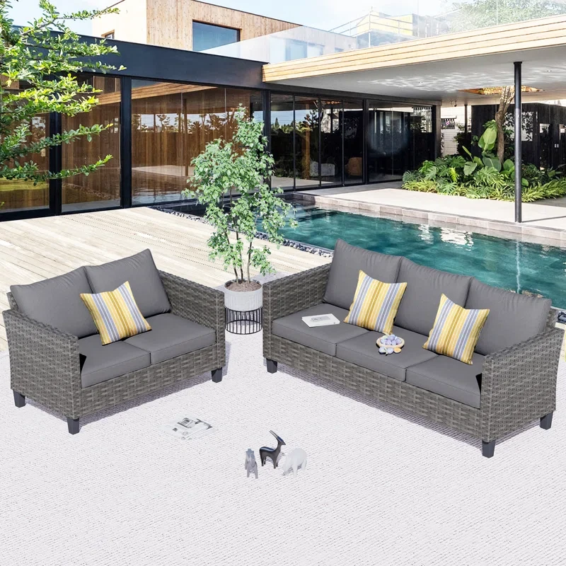 5 - Person Outdoor Seating Group with Cushions