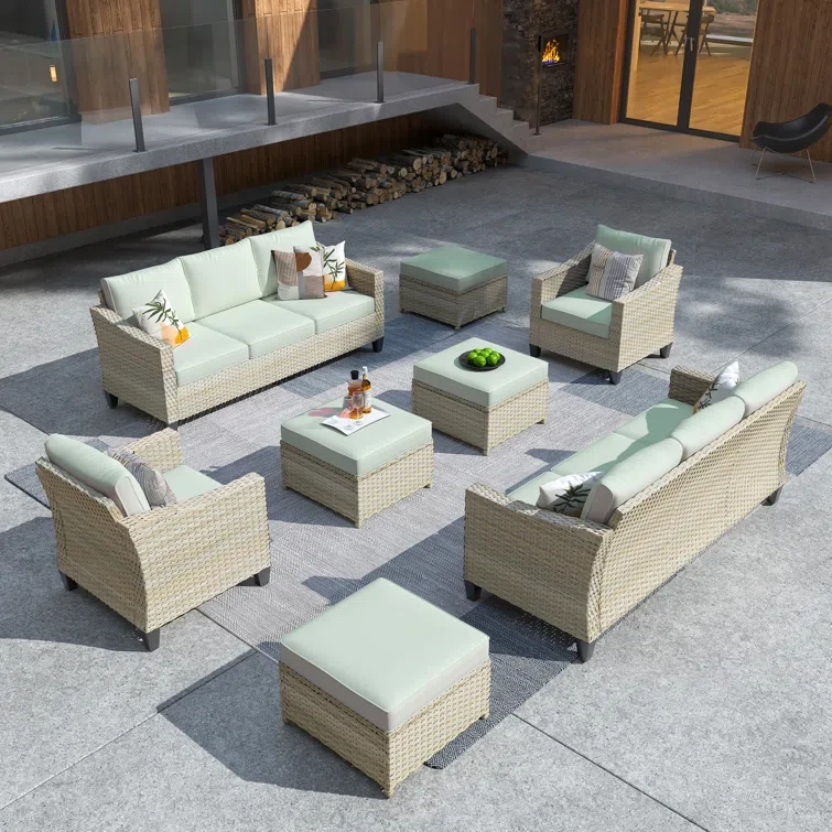 Sarpsborg 12 - Person Outdoor Seating Group with Cushions