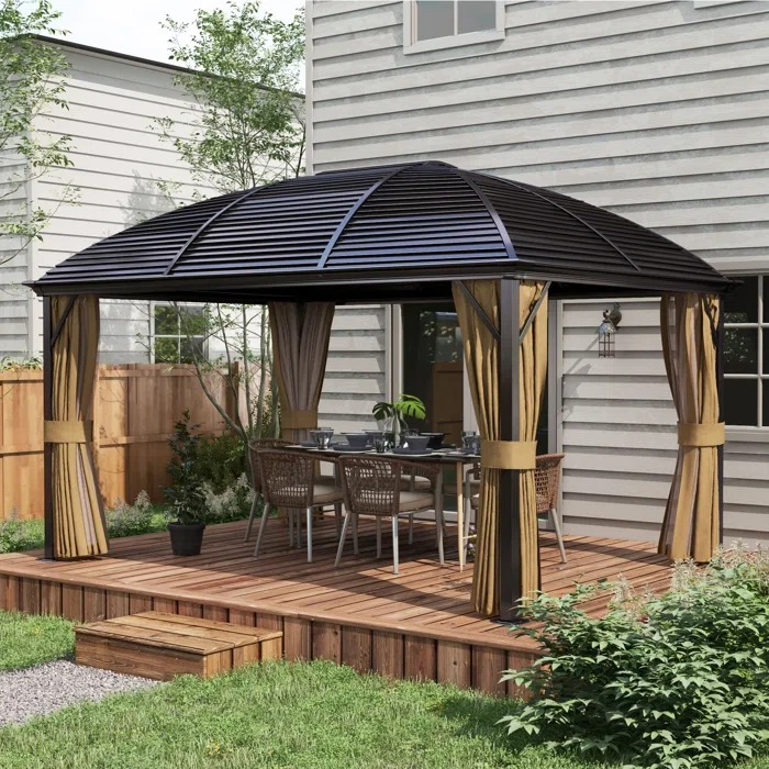 13 Ft. W x 10 Ft. D Steel Patio Gazebo