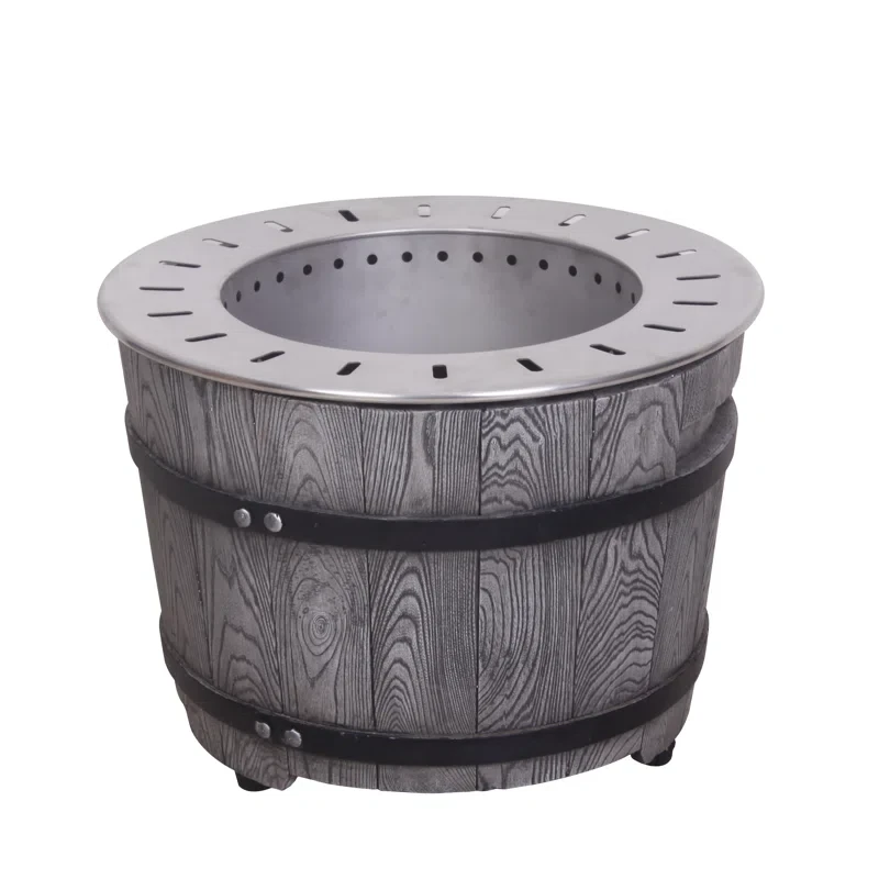 Kamorah 15'' H x 20.5'' W Magnesium Oxide Wood Burning Outdoor Fire Pit