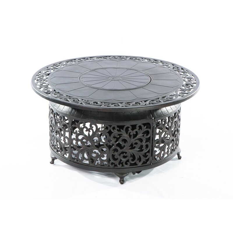 Eyers Aluminum Propane Fire Pit Table