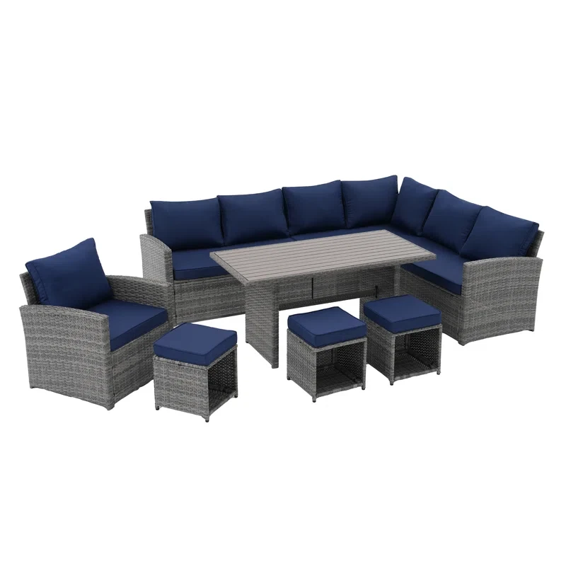 Oliwia 8 Piece Sofa Seating Group with Cushion