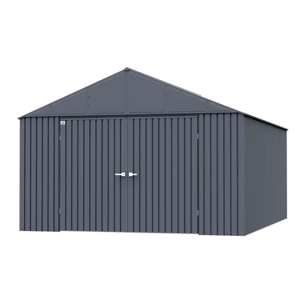 Elite 12 ft. W x 16 ft. D Galvalume Steel Storage Shed