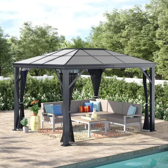 12' H x 11'8" W x 10' D Rembert Verona Gazebo