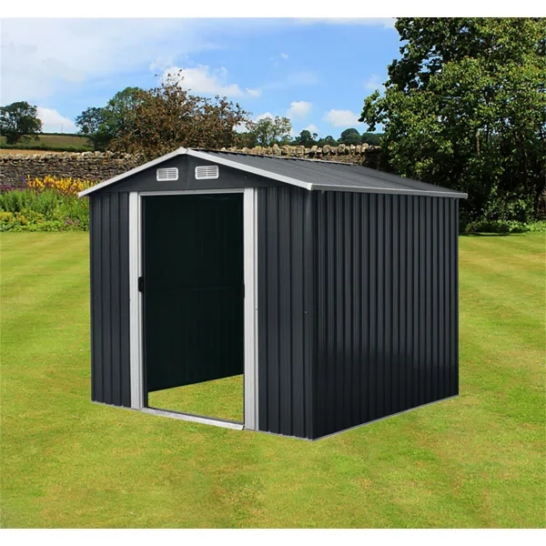 81" H x 110" W x 93" D Storage Shed