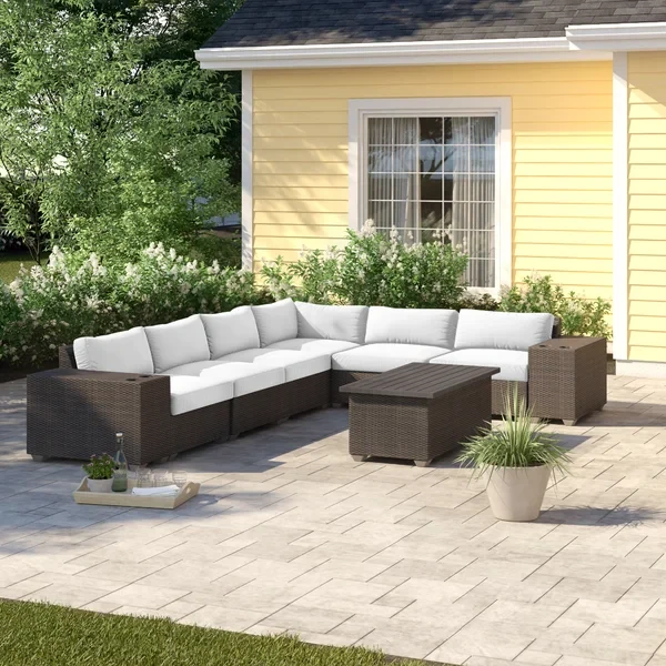 Anastase 5 - Person Outdoor Seating Group with Cushions