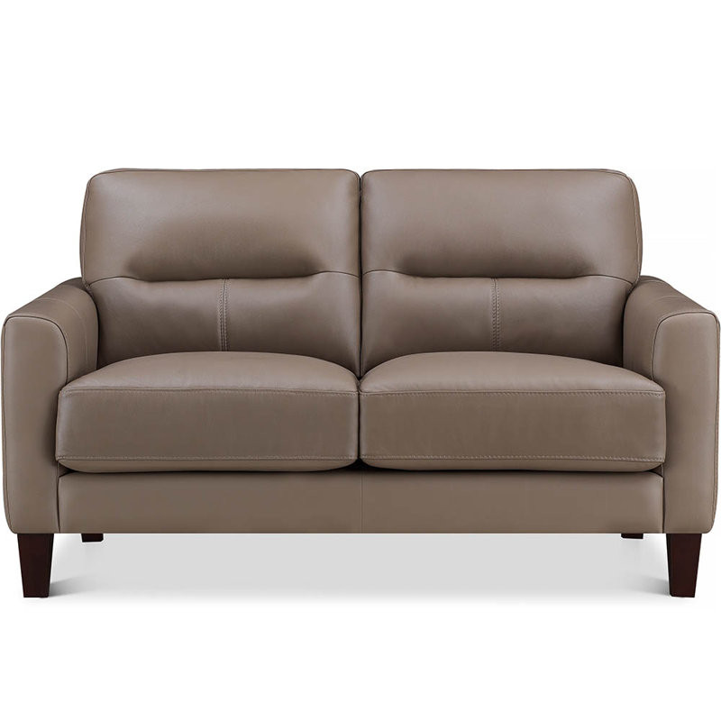 Schneider Top Grain Leather Loveseat