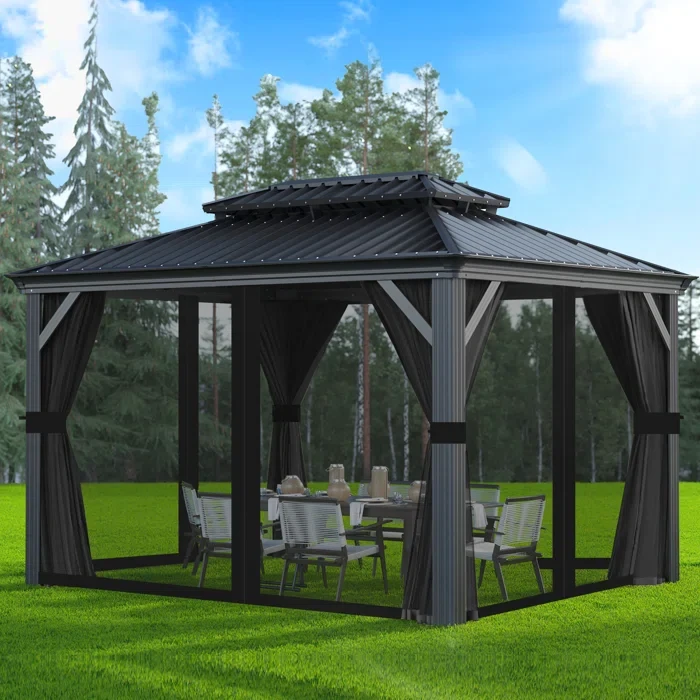 Quality Two-Tier Hardtop Gazebo