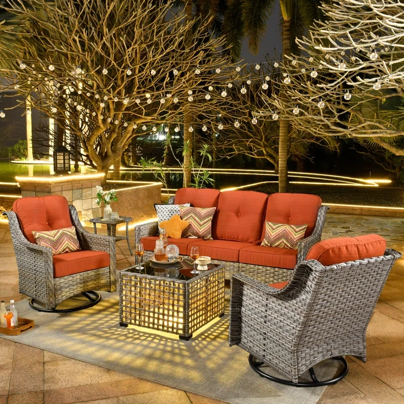 Emroy 5 - Person Outdoor Seating Group with Cushions