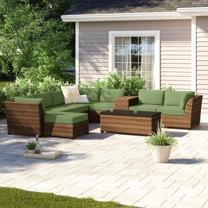 Ambroselli 6 - Person Outdoor Seating Group with Cushions