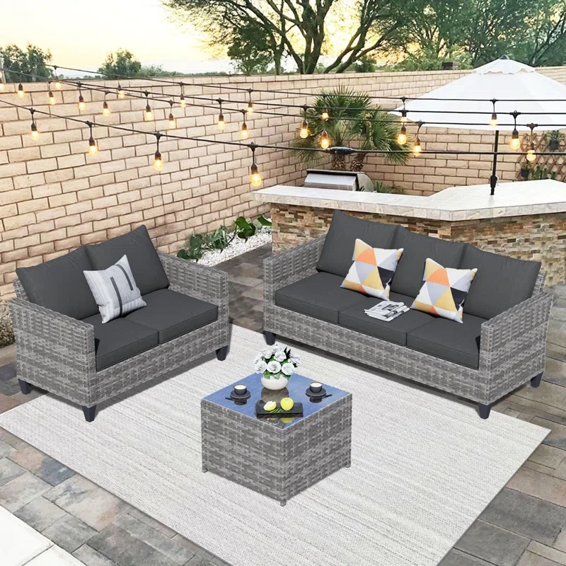 Vandell 5 - Person Outdoor Seating Group with Cushions