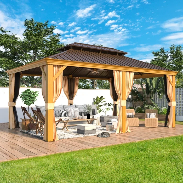 12 Ft. W x 18 Ft. D Aluminum Patio Gazebo