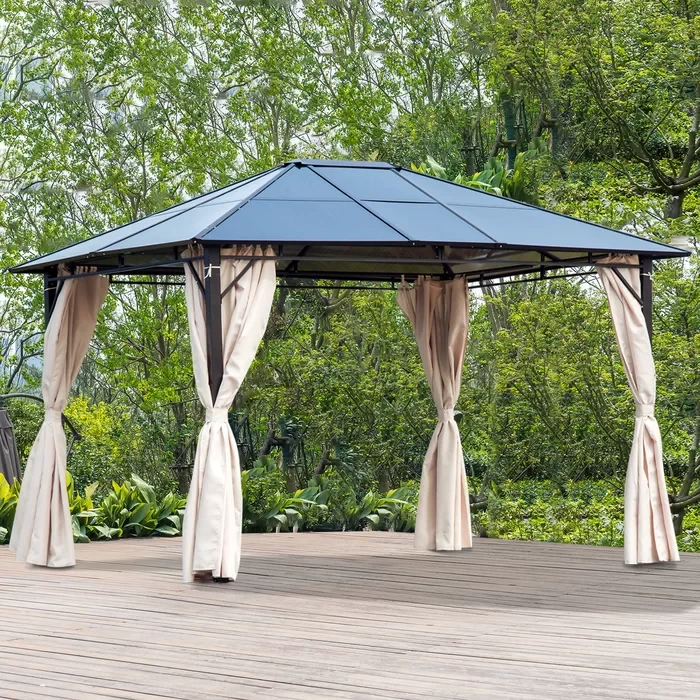 9 Ft. W x 11 Ft. D Metal Patio Gazebo