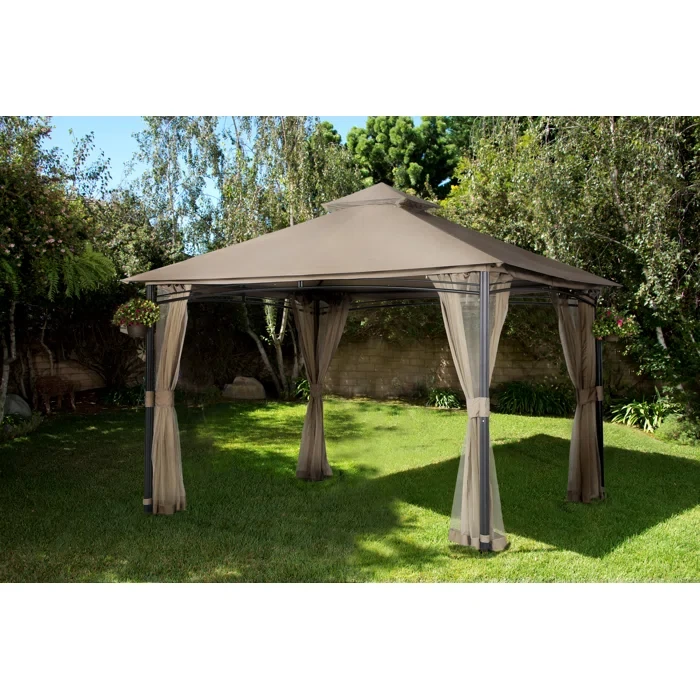 12 Ft. W x 10 Ft. D Metal Patio Gazebo