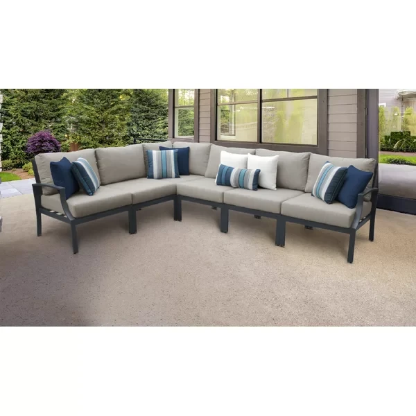 Analyssia 5 - Person Outdoor Seating Group with Cushions