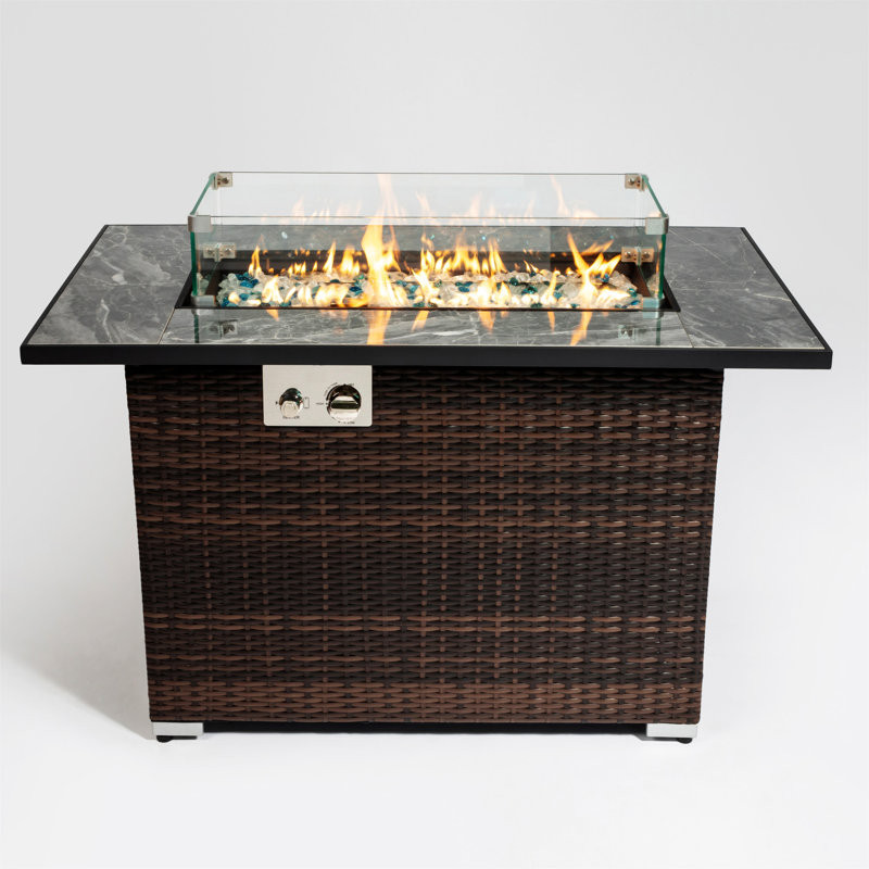 44Inch Outdoor Fire Pit Table