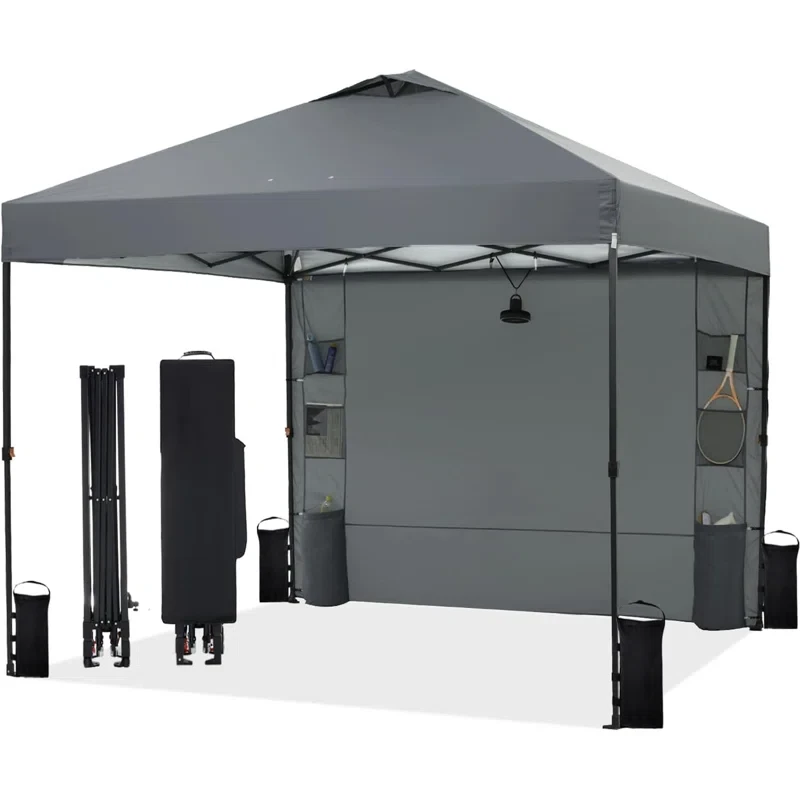 10 Ft. W x 9 Ft. D Steel Pop-Up Canopy