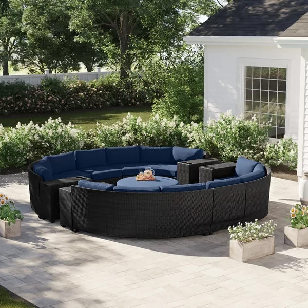 Anastase 10 - Person Outdoor Seating Group with Cushions