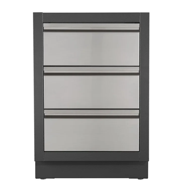 Napoleon OASIS 2 Drawer Cabinet - IM-2DC-CN - No Assembly, Knockouts, Adjustable Levelling Feet