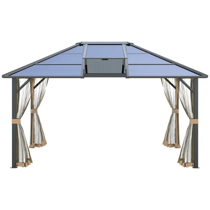 Hardtop 10 Ft. W x 10 Ft. D Aluminium Canopy