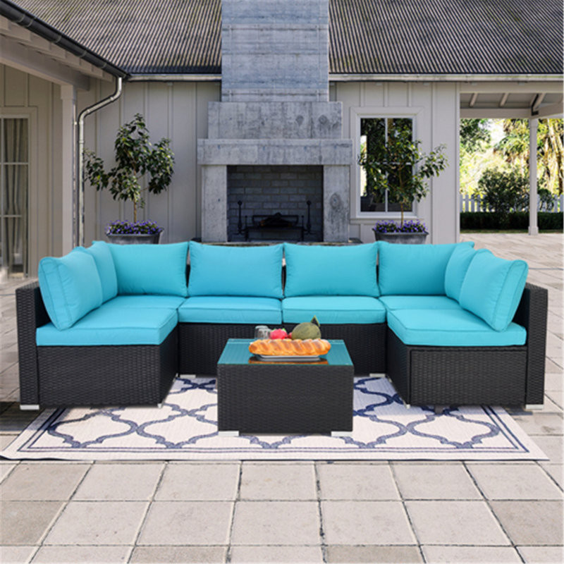 Taloga 6 - Person Outdoor Seating Group with Cushions