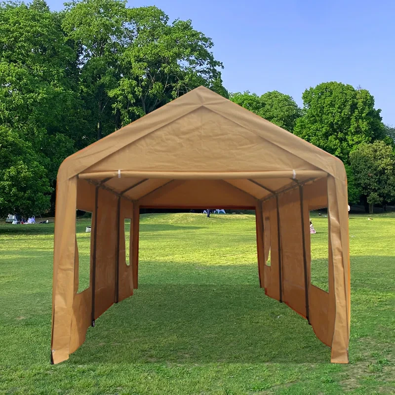 12 Ft. W x 20 Ft. D Iron Storage Canopy