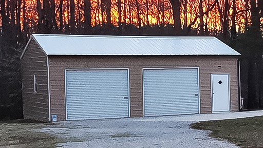 Metal Garages 24'x30' Storage Building