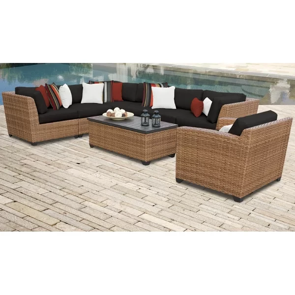 Ambroselli 6 - Person Outdoor Seating Group with Cushions