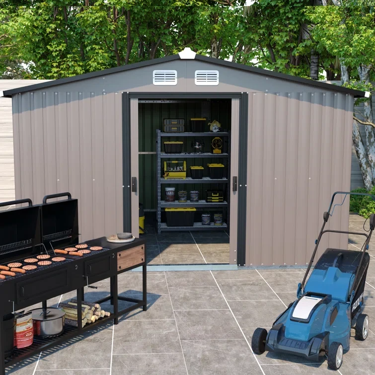 Metal Outdoor Storage Shed 10FT x 12FT