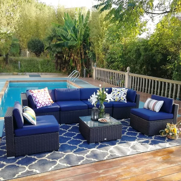 Mcgahan 6 - Person Outdoor Seating Group with Cushions