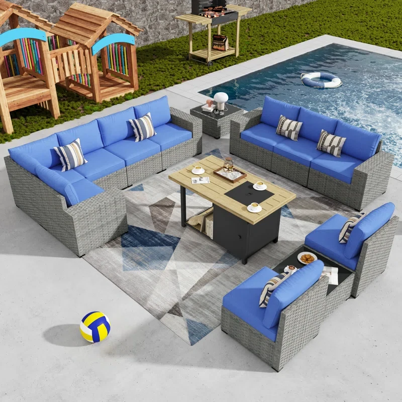 Sei 10 - Person Outdoor Seating Group with Cushions