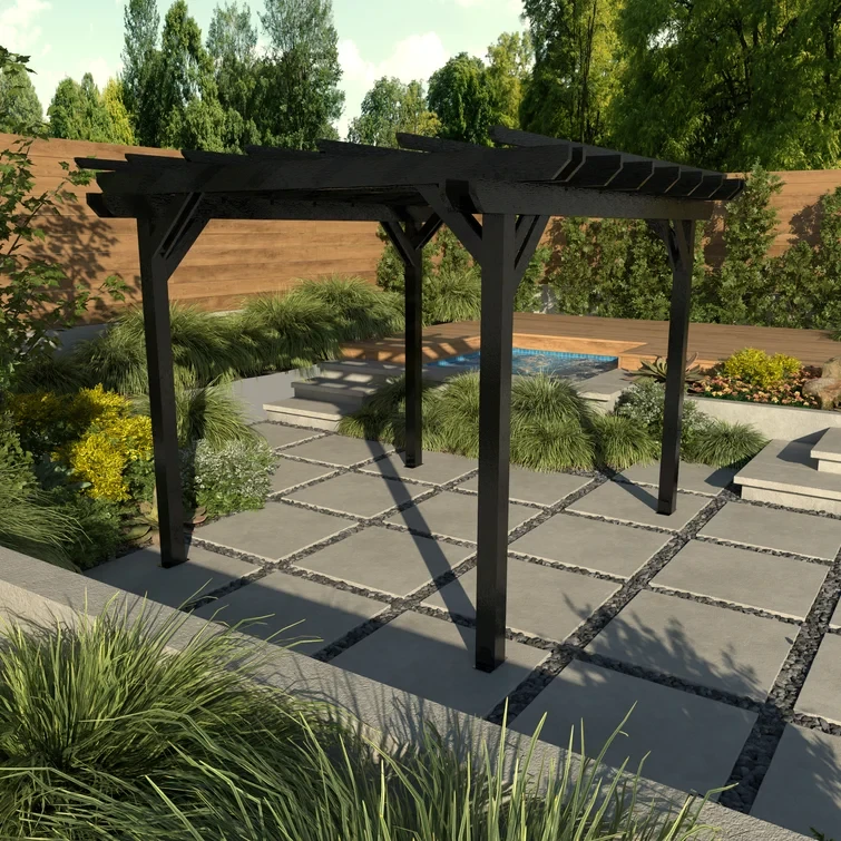 Ridgecrest 10 Ft. W x 11.5 Ft. D Plastic Pergola