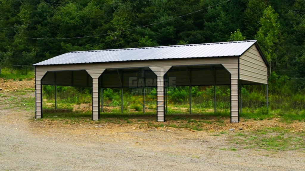 Metal Garage 18'x41' Metal Carport